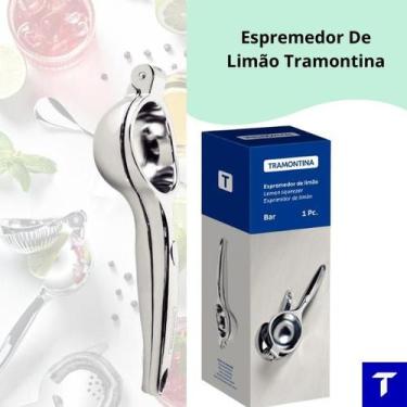 Imagem de Espremedor de Limão Tramontina Cromado  Durável, Ergonômico e Lavável 