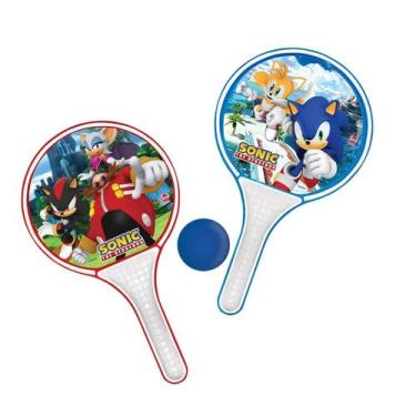 Imagem de Kit Raquete Com Bolinha Frescobol Sonic Líder - 3555 - Lider