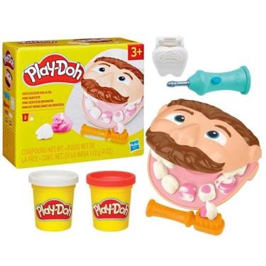 Imagem de Massinha PlayDoh Mini Clássico Brincando De Dentista Hasbro E4919