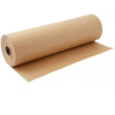 Imagem de Papel pardo kraft liso e 80g bobina 60cm 7kg embalagem 150mt - ONPAPER