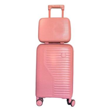 Imagem de Kit conjunto mala e frasqueira de bordo padrão anac 55x35x25 Levar bag