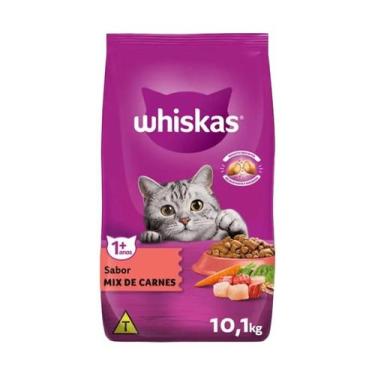 Imagem de Ração Whiskas Adulto Mix De Carnes 10,1kg