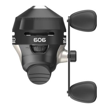 Imagem de Zebco/Quantum, molinete Spincast 606, água doce, proporção de engrenagem 3.0:1, mão direita, pacote de moluscos