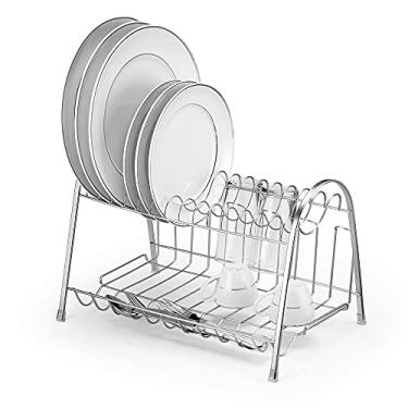 Imagem de Escorredor Max Duplo, 39.7x25x26.2, Cromo Fosco, Arthi