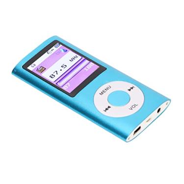 Imagem de Leitor de música, leitor de MP3 portátil para viagens para entretenimento(azul)