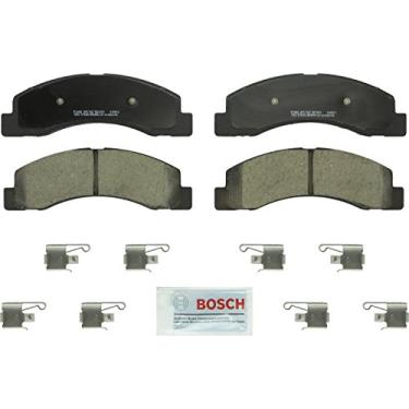 Imagem de Bosch BC824 QuietCast Premium conjunto de pastilhas de freio de disco de cerâmica para Ford: 2000-2005 Excursion, 2001-2004 F-250 Super Duty, 2001-2004 F-350 Super Duty; Frontal
