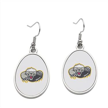 Imagem de Brinco de garra de mascote Honey Badger - Brincos pendentes para meninas - Presente de festa de aniversário de dia dos namorados, Metal, Sem pedra preciosa