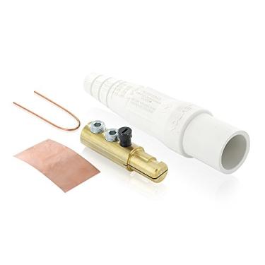 Imagem de Leviton Nariz cônico 16D22-UW série 16, macho, contato e isolante, tipo cam, removível, branco