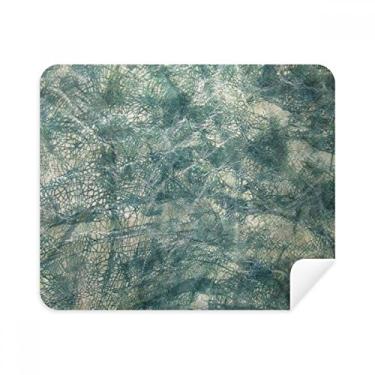 Imagem de 2 peças de tecido de camurça azul escuro para limpeza de textura da pele