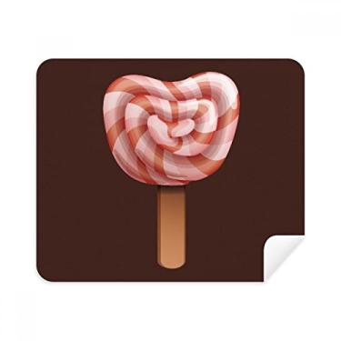 Imagem de Pano de limpeza para picolés de gelo Red Candy 2 peças de tecido de camurça