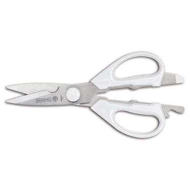 Imagem de Tesoura para Cozinha 10 " em Aço Inox Branca Mundial