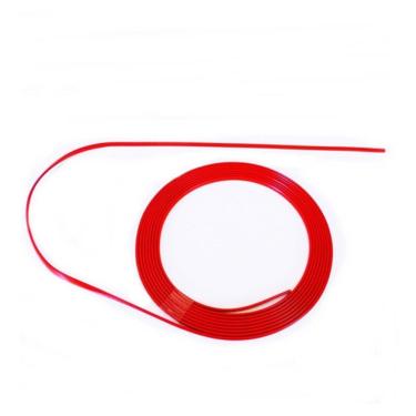 Imagem de Rolo Friso Vermelho Filete Universal Flexivel 6mm X 6 Metro