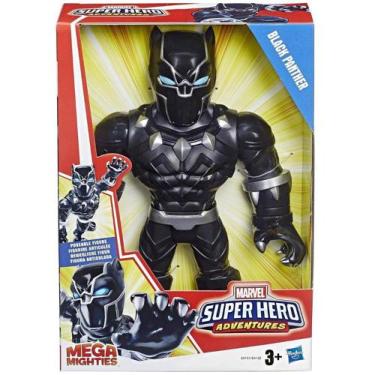 Imagem de Boneco Pantera Negra Super Hero Mega Mighties - Hasbro E4151