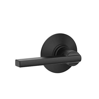 Imagem de Schlage F10 Latitude Passage trava com 16080 trava 10027 Strike Matte Black acabamento
