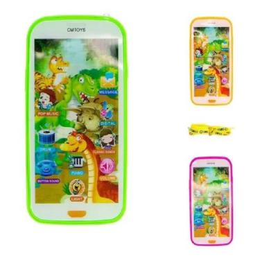 Imagem de Celular Infantil Interativo Som Touch Phone Brinquedo Audio - Prime