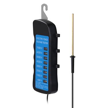 Imagem de Tingpai MLD-002 600V-7KV testador de cerca pa casa ja im cavalo gado cerca elétrica voltímetro sem necessidade de bateria com 8 luz indicado