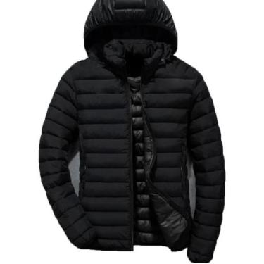 Imagem de Jaqueta Masculina Inverno Corta Vento Acolchoada Nylon Frio - Krayane