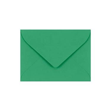 Imagem de Mini envelopes LUXPaper #17 em 80 lb. Verde feriado para 2 9/16 x 3 9/16 cartões, envelopes impressos para cartões de presente e agradecimento, com cola umedecida, pacote com 50, tamanho da envelope 2 11/16 x 3 11/16 (verde)