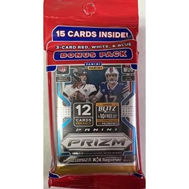 Imagem de 2021 Panini Prizm Football Violoncelo Hanger Pack - 15 cartas colecionáveis - Novo