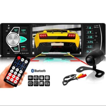 Imagem de Central Multimídia Universal 1 Din Mp5 + Câmera De Ré
