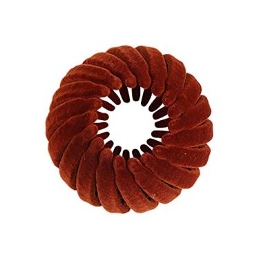 Imagem de Bola De Veludo De Pão De Cabelo Em Cambaleia Shaper Shaper Donut Hairpin Hair Decoration Acessórios Para Penteado Para Meninas Mulheres