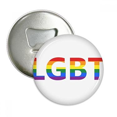 Imagem de LGBT Transgênero Suporte a Bissexuais Abridor de Garrafas Imã de Geladeira Emblema Multifuncional