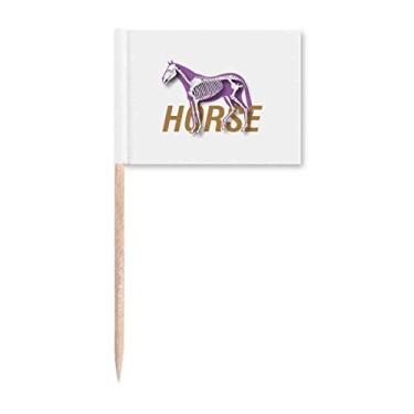 Imagem de Tipo de corpo Esqueleto de Cavalo Art Deco Presente Fashion Palito de Dentes Marcadores Decoração de Festa