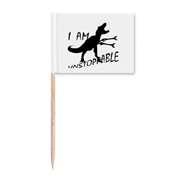 Imagem de Braço de dinossauro em bastão Art Deco Presente Fashion Palito de Dente Marcador Topper Decoração de Festa