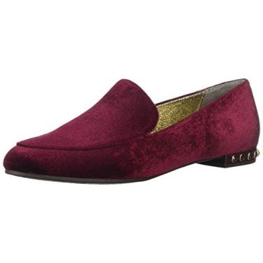Imagem de Adrianna Papell Mocassim feminino Britt-v, Veludo Claret, 35