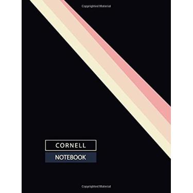 Imagem de Cornell Notes Notebook: Cornell Note-Taking System, Vintage - Pastel Navy Cover, Large Size, (8.5 ″x 11 ″), 110 Pages, Organizing Notes (Note-Taking System) | Cornell Notes