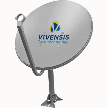 Imagem de Antena Externa Mini Parabólica Vivensis 60cm