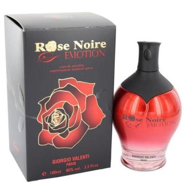 Imagem de Perfume Feminino Rose Noire Emotion Parfum Giorgio Valenti 100 Ml Eau