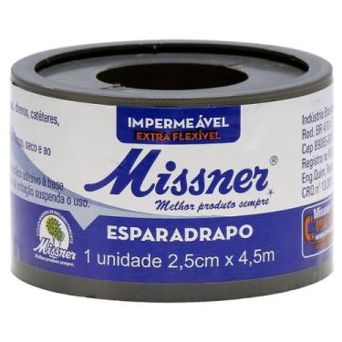 Imagem de Esparadrapo Imperm Branco 2,5cmx4,5M Kit C/06 Missner