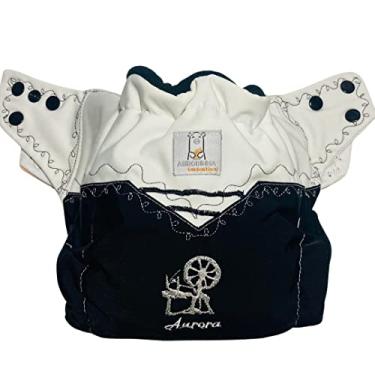 Imagem de Fralda Ecológica AURORINHA SUSTENTÁVEL Pocket Inspiração Princesas Aurora Camponesa Tamanho Único 4kg/18kg