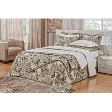 Imagem de Kit Lavinia Casal Queen 05 Peças, Mellindre, Tecido: 67%Poliéster 33% Algodão.Enchimento; 100% Poliéster., Bege Médio, Sofisticata 2018-2216