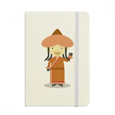 Imagem de Caderno sorriso, sobretudo Mongólia, desenho de desenho oficial, capa dura de tecido, diário clássico