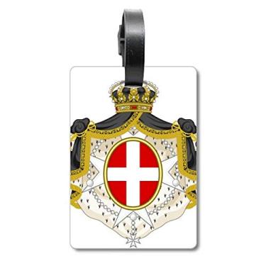 Imagem de Dinamarca Emblema Nacional Símbolo Country Mala Etiqueta Bagagem Etiqueta Scutcheon Etiqueta