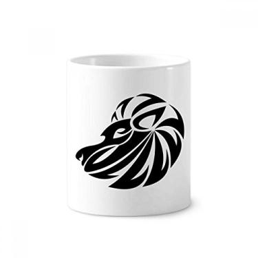 Imagem de Constellation Leo Zodíaco Símbolo Escova de Dentes Suporte Caneca Cerâmica Suporte Lápis Copo