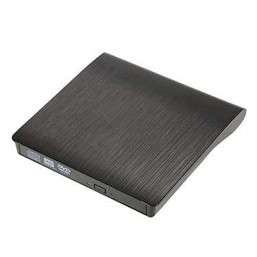 Imagem de Tomshin Unidade de DVD externa Ultra Slim Portable USB 3.0 DVD-RW Gravador de DVD Player para Linux Windows Mac OS