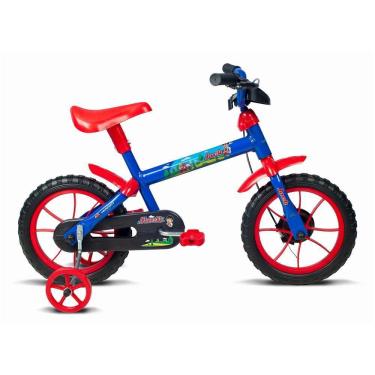 Imagem de Bicicleta Infantil aro 12 Jack Azul com Vermelho Verden Bikes