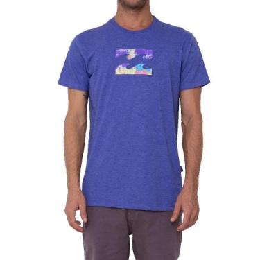 Imagem de Camiseta Billabong Team Wave Masculina Azul