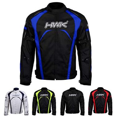 Imagem de HWK Jaqueta de motocicleta para homens e mulheres, impermeável, jaqueta de chuva de alta visibilidade com armadura CE, ajustável, jaqueta de motociclista de poliéster durável, motocross gear Enduro