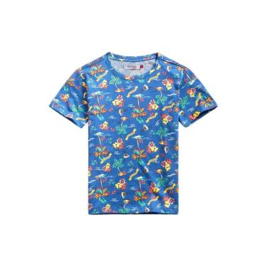 Imagem de Infantil - Camiseta Mini Malha Tropical Shark Reserva Mini Azul Marinho  menino