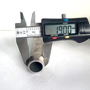 Imagem de Tubo de aço 19 mm tubo de aço cardon 18mm tubo de aço sem costura 17mm tubo de aço 16mm tubo de metal tubo redondo 15mm tubos de aço banheira de 2 polegadas (OD19mmID13mm, L30cm)