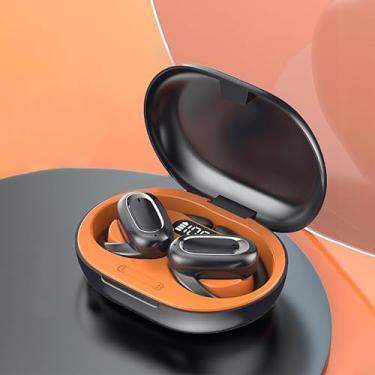 Imagem de 2024 Mais recente som surround 3D aberto OWS fones de ouvido Bluetooth, fone de ouvido Bluetooth sem fio pendurado com redução de ruído esportes à prova d'água fones de ouvido abertos /932 (Size : Bl