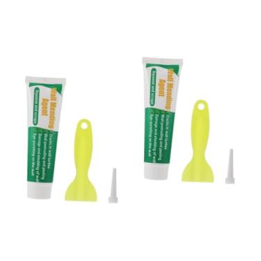 Imagem de Gadpiparty 2 Conjuntos Reboco De Parede Remendo Da Superfície Da Parede Remendo Do Drywall Para Buracos Kit De Patch Drywall Kit De Reparação De Drywall Pomada Reparadora Gesso Rolo Colar