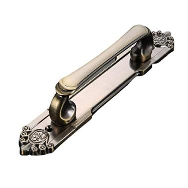 Imagem de Parafusos de maçaneta de porta, puxador de gaveta estilo vintage maçanetas de porta de liga de zinco puxadores de gaveta clássicos exclusivos chiques para móveis de escritório em casa cozinha