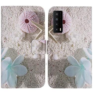 Imagem de TienJueShi Sea Star Fashion Stand TPU Silicone Book Stand Flip PU Leather Protector Phone Case para TCL Stylus 5G 6.8 polegadas Capa Carteira Etui