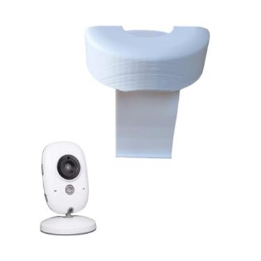 Imagem de Suporte adaptador de berço fixação por presilha compatível com a babá eletrônica baby monitor Taktark