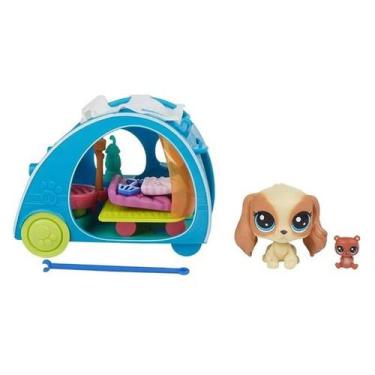 Imagem de Brinquedo Hasbro Coleção Pet Shop Littlest E2103 Mini Playset Cozy Cam